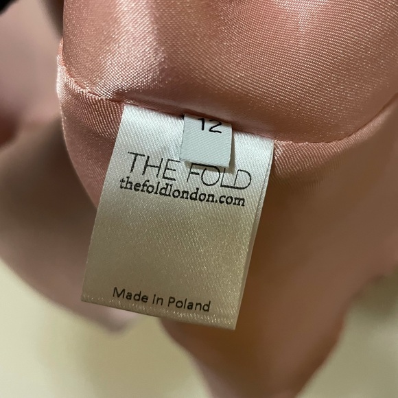 The Fold London Camelot Blush Pink Dress Size US 8 - Picture 4 of 13